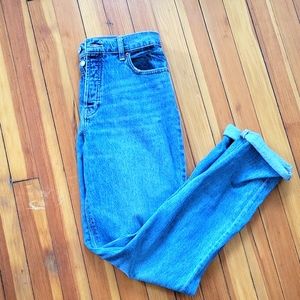 High rise jeans